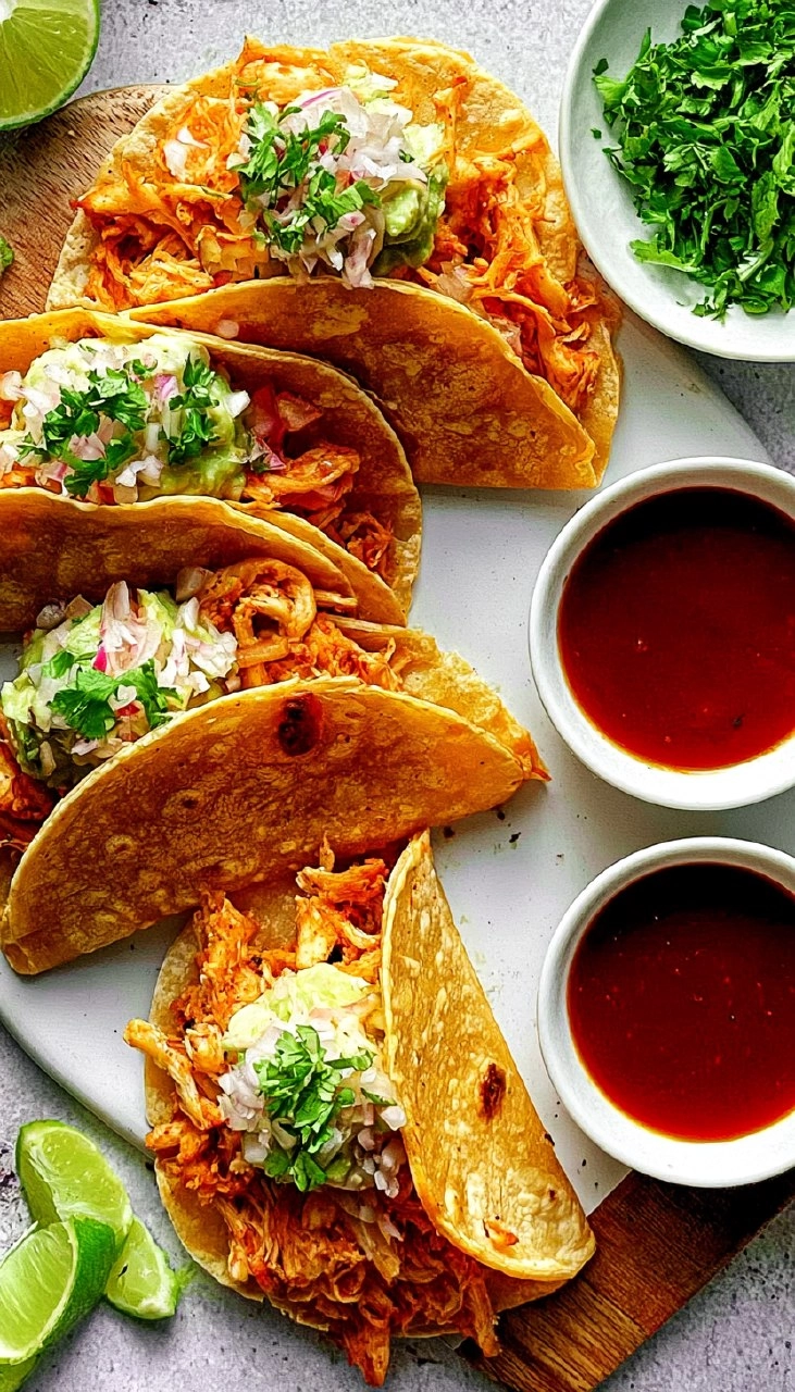Crispy Baked Chicken Tacos