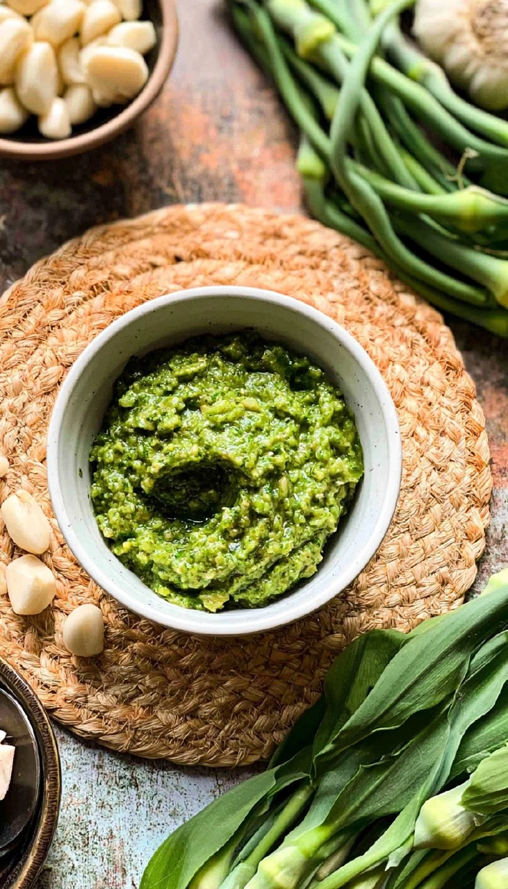Garlic Scape Pesto