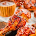 Grilled-BBQ-Chicken-Drumsticks-Sticky-Smoky-Summer-Cookout-Chicken-Recipe