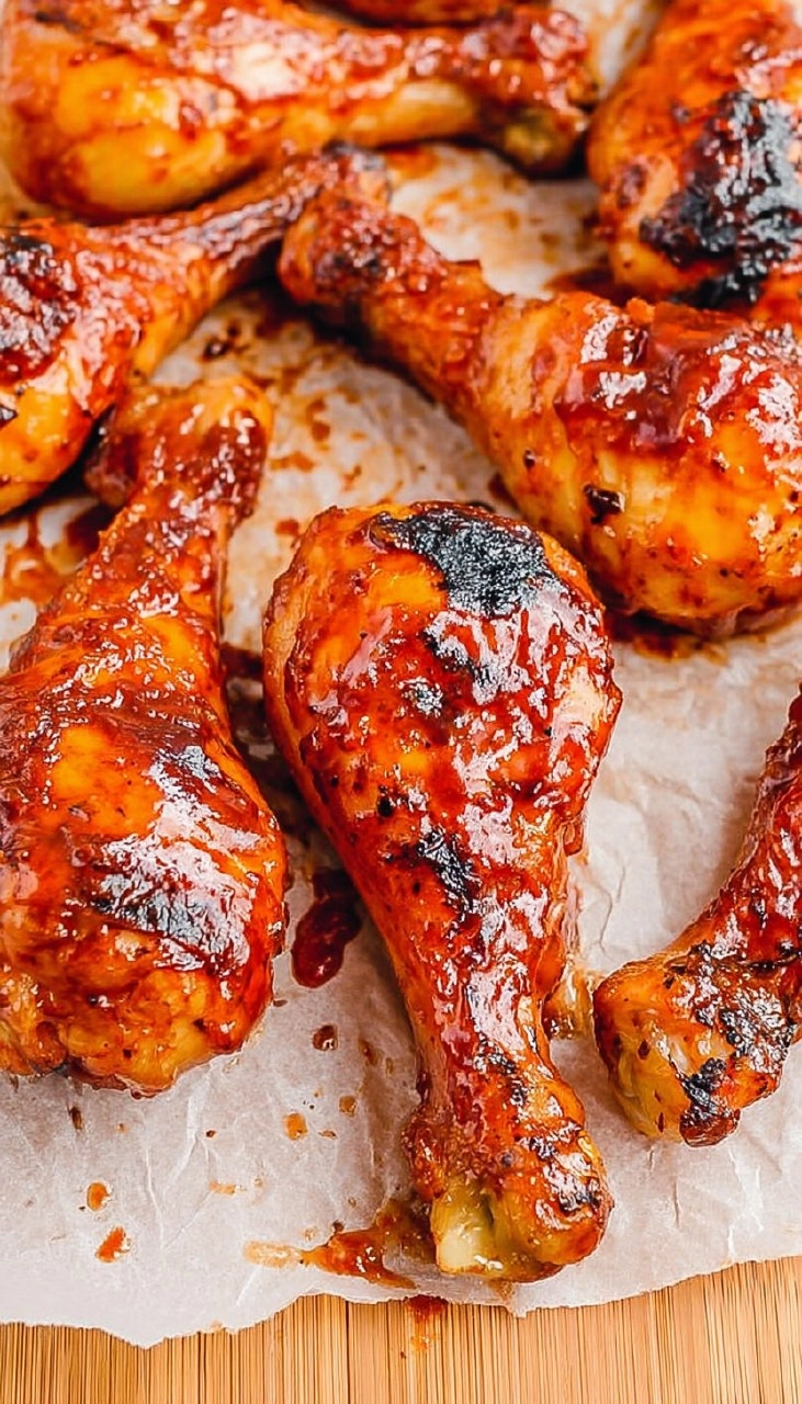Grilled BBQ Chicken Drumsticks | Sticky Smoky Summer Cookout Chicken