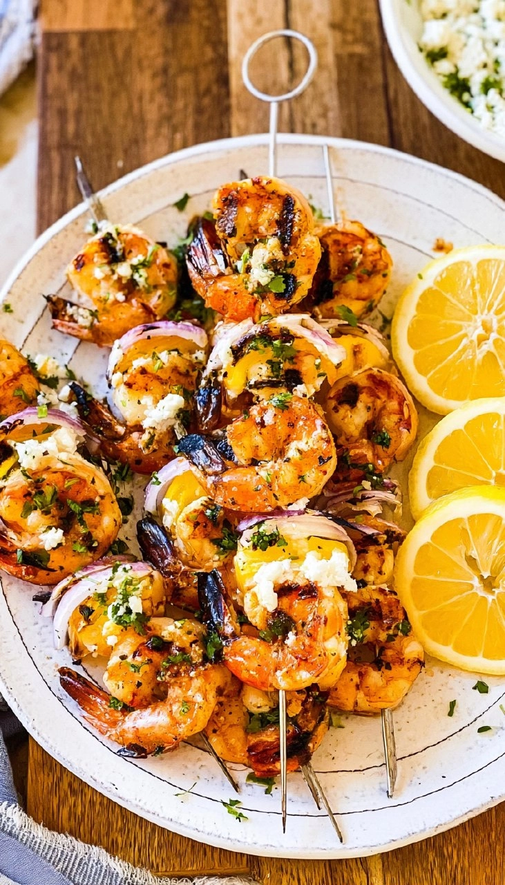 Grilled Shrimp Skewers | Easy Summer BBQ Seafood Appetizer
