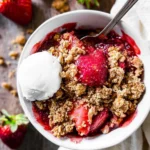Healthy Strawberry Crisp (Gluten Free, Easy Almond Flour Crumble) 106 Healthy-Strawberry-Crisp-Gluten-Free-Easy-Almond-Flour-Crumble-Recipe