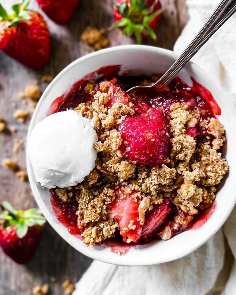 Healthy-Strawberry-Crisp-Gluten-Free-Easy-Almond-Flour-Crumble-Recipe