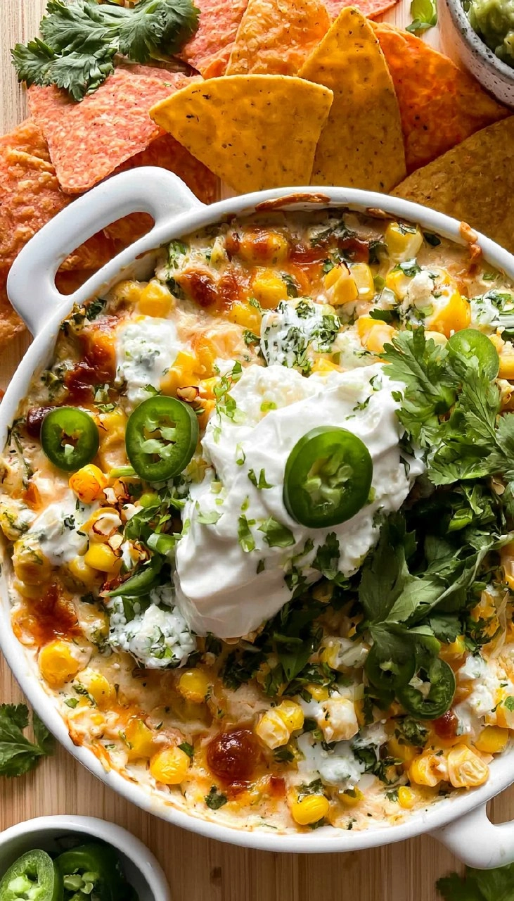 Mexican Street Corn Dip | Creamy Crowd-Pleasing Cookout Appetizer