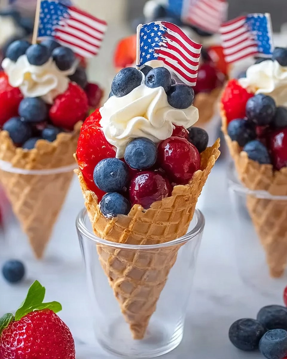 No-Bake-4th-of-July-Patriotic-Fruit-Cones-Recipe