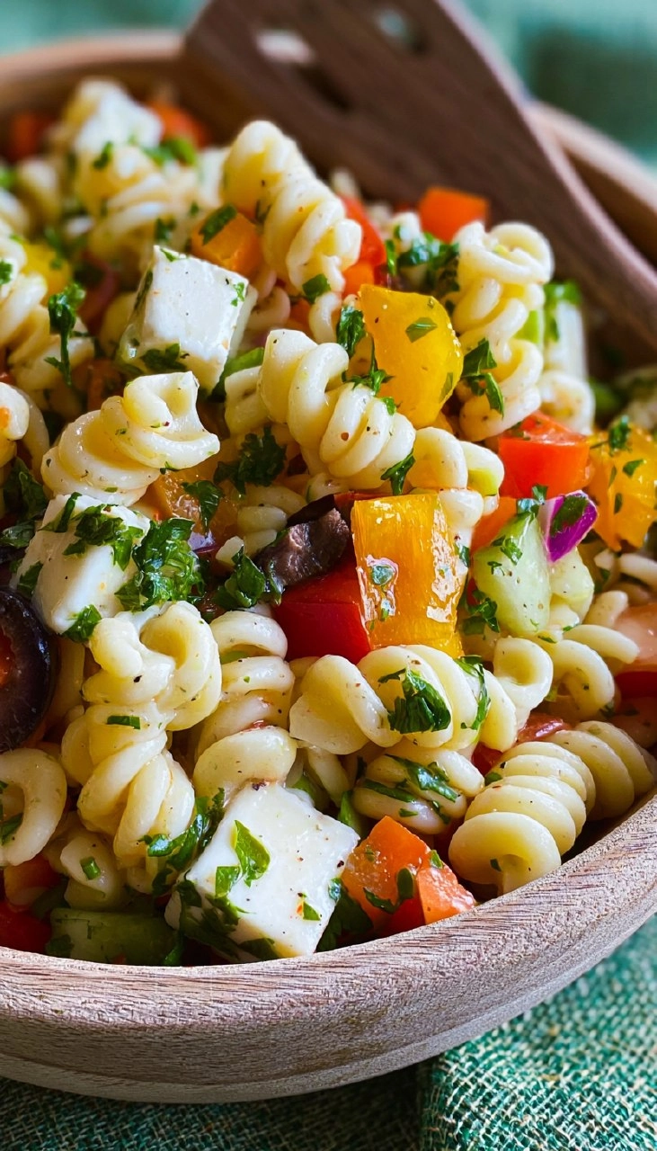 Pasta Salad | Easy Potluck Side for Cookouts and Picnics