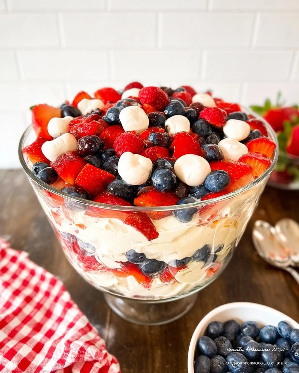 Red-White-and-Blue-Cheesecake-Salad-Patriotic-No-Bake-Dessert-for-the-4th-of-July-Recipe