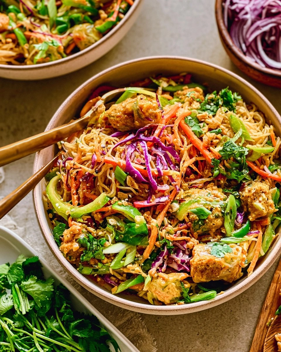 Spring Roll Noodle Salad (Great for Meal Prep!)