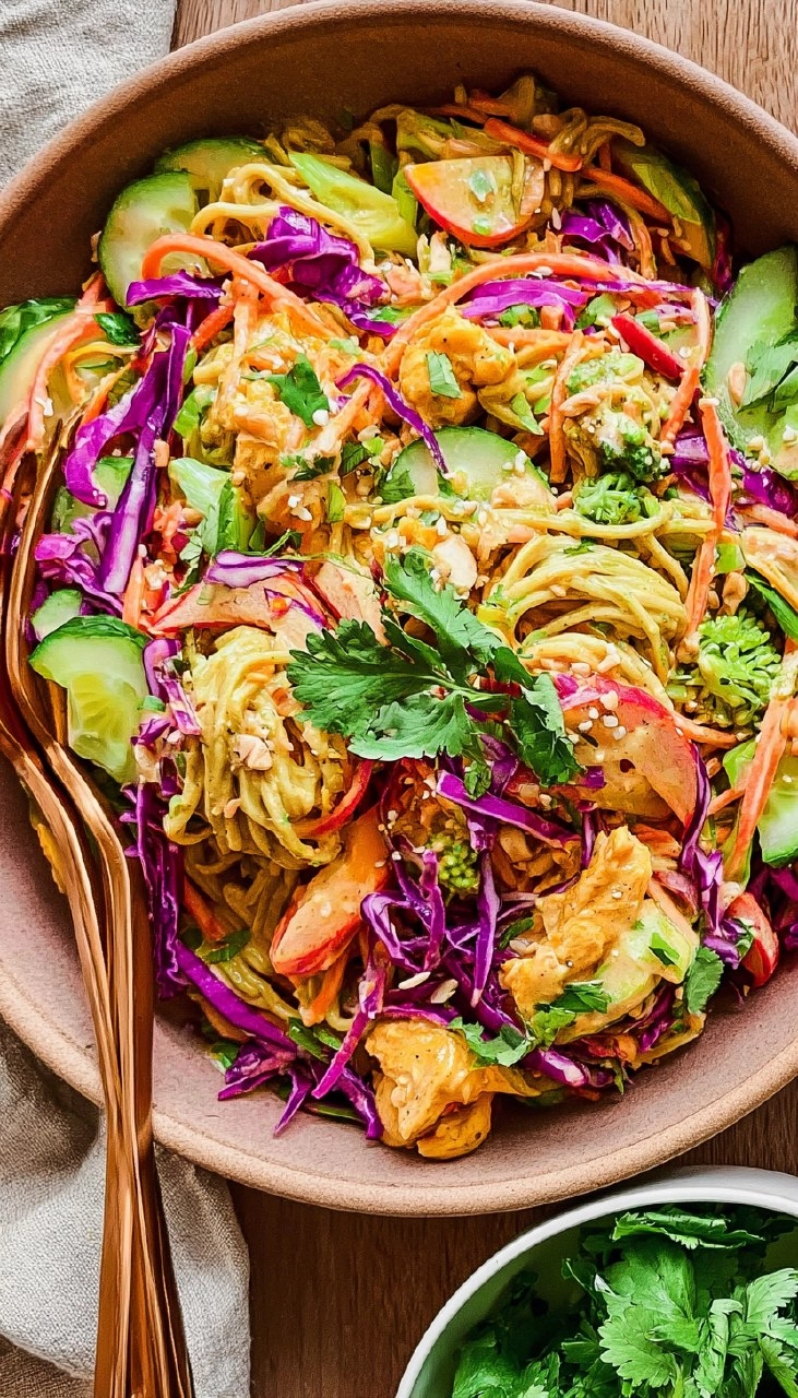 Spring Roll Noodle Salad (Great for Meal Prep!)