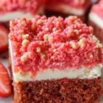 Strawberry-Crunch-Cheesecake-Brownies-Recipe