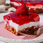 Strawberry-Pretzel-Salad-Sweet-No-Bake-Potluck-Dessert-Recipe