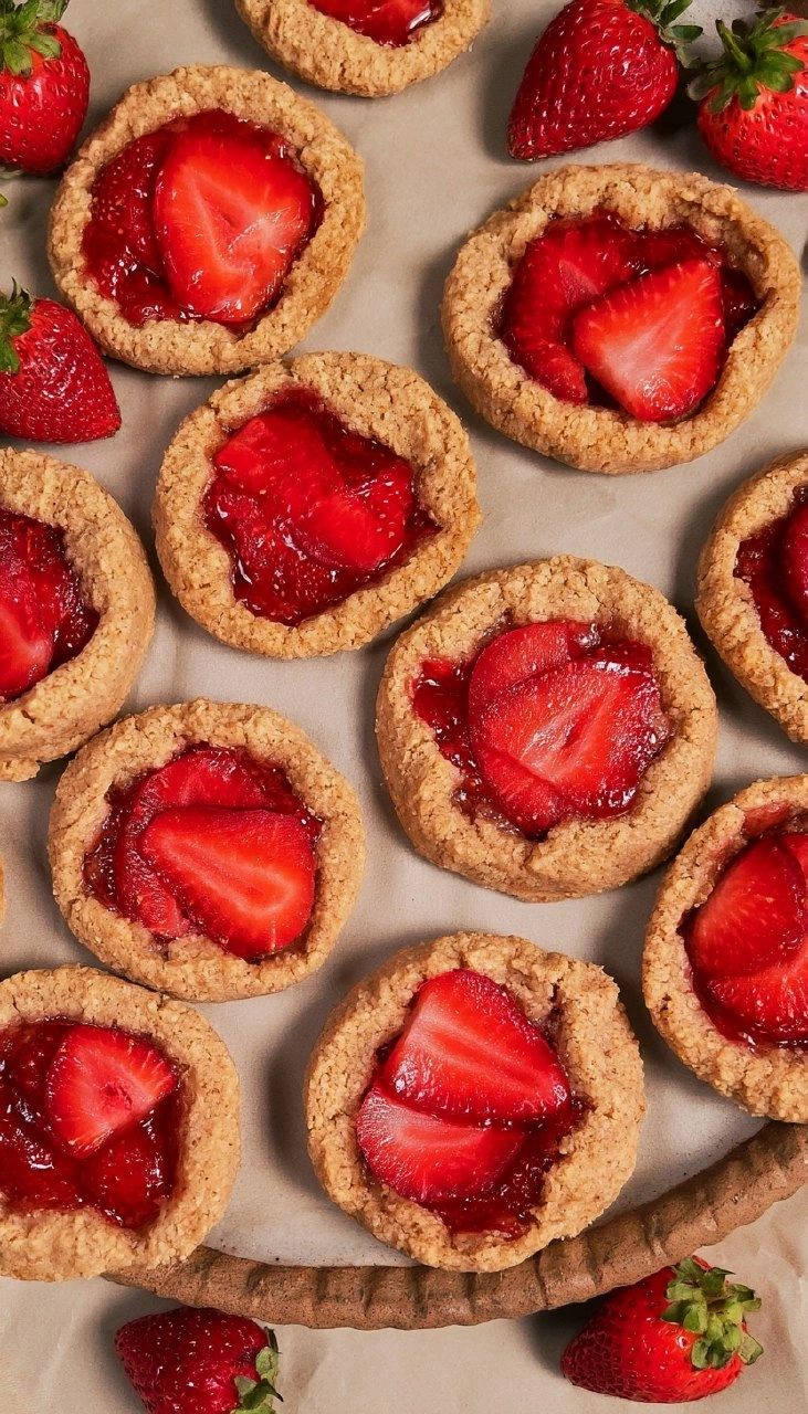 Vegan Strawberry Pie Cookies