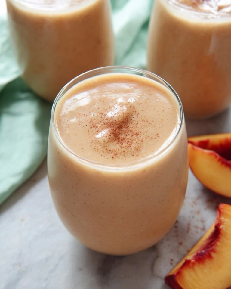 5-Minute-Peach-Smoothie-Recipe