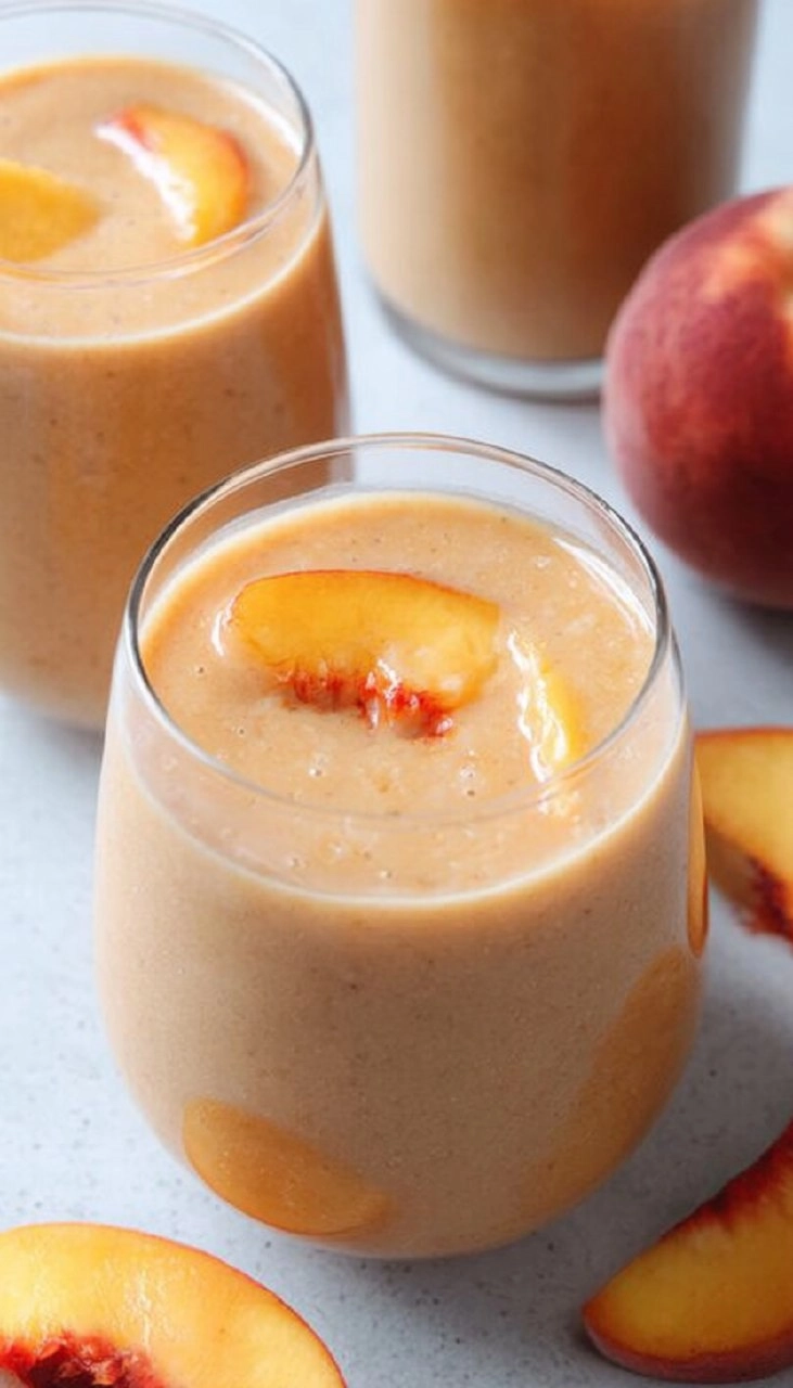 5-Minute Peach Smoothie
