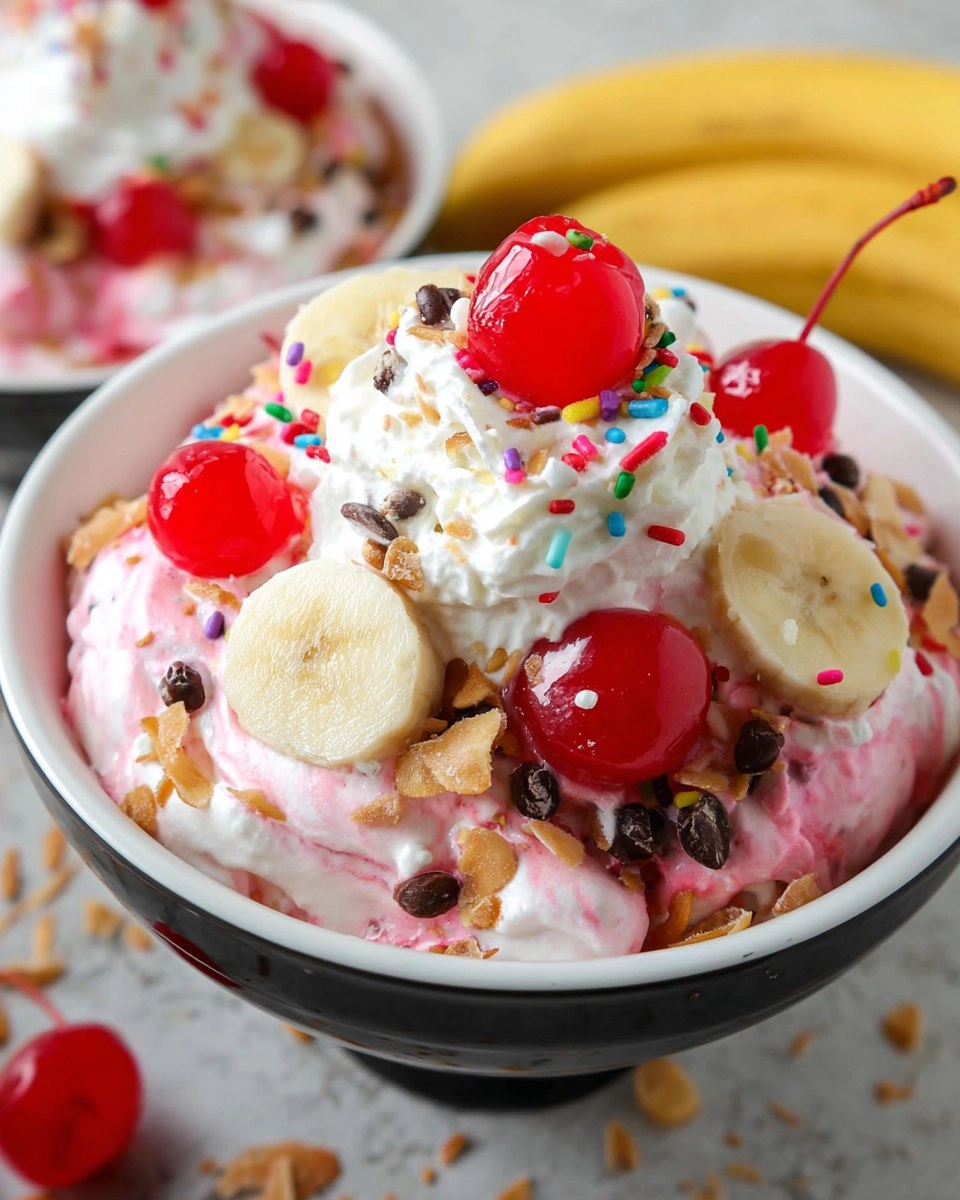 Banana Split Fluff Salad
