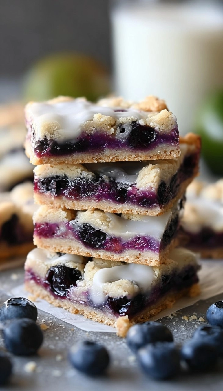 Blueberry Crumble Bars