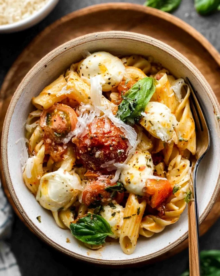 Caprese-Pasta-Easy-Tomato-Mozzarella-Pasta-Recipe