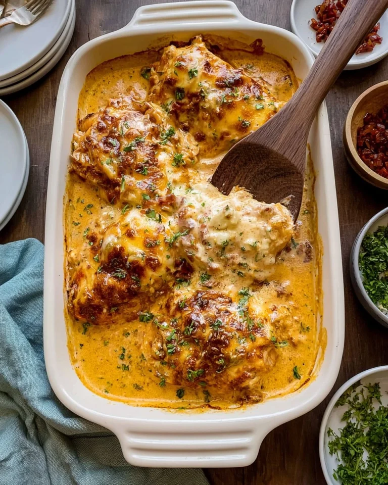 Cheesy-Ranch-Chicken-Casserole-Recipe