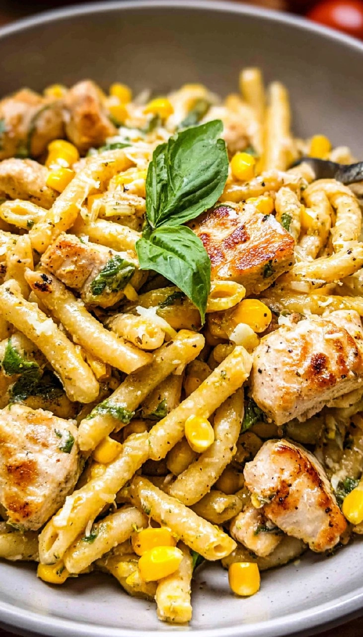 Chicken and Corn Pasta 110 Chicken and Corn Pasta