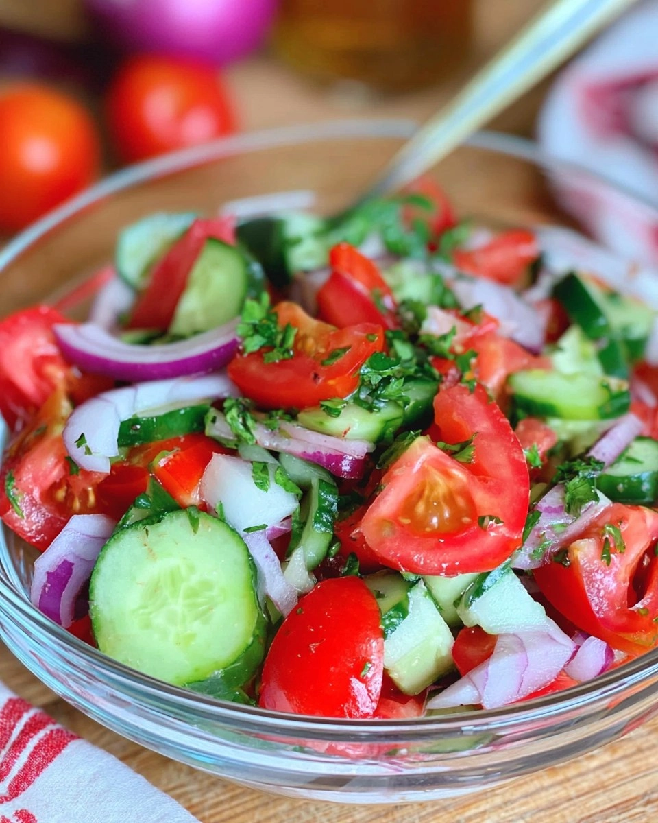 Classic Cucumber Tomato Salad