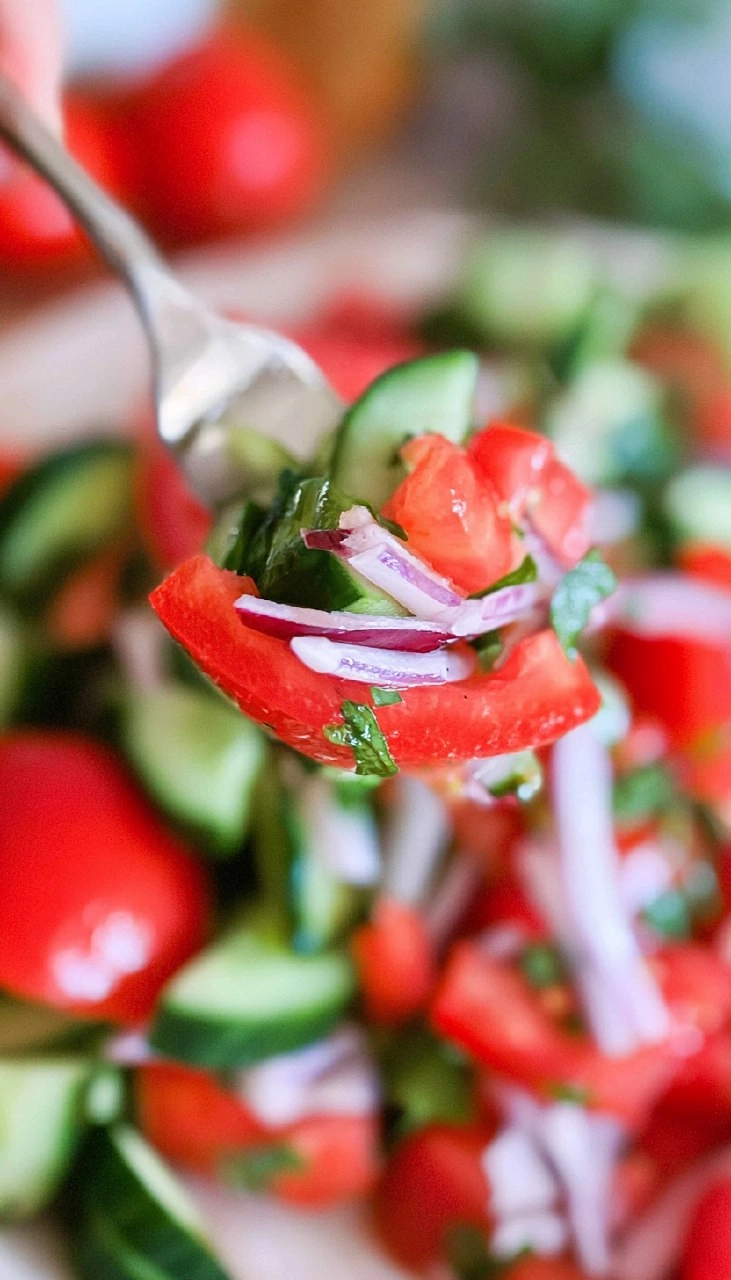 Classic Cucumber Tomato Salad