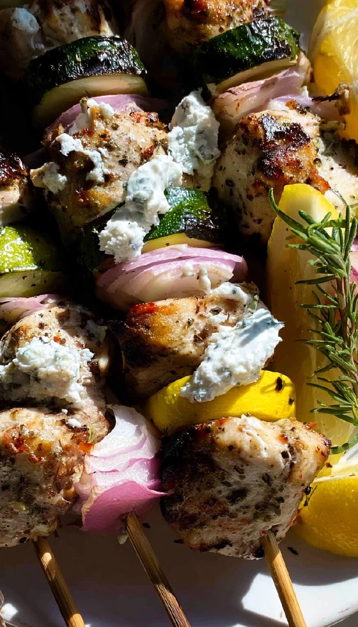 Grilled Greek Chicken Kabobs