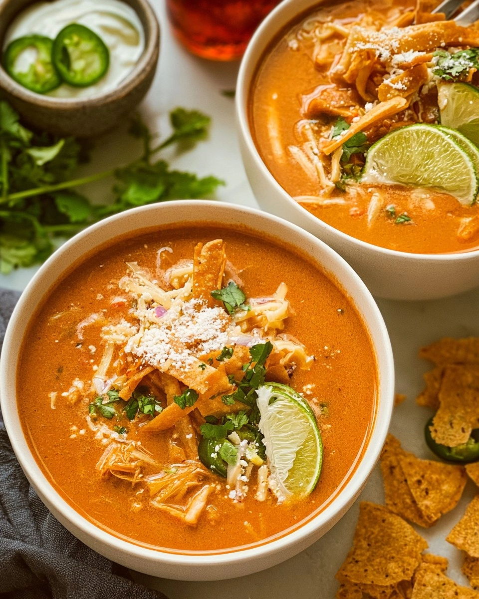 Instant Pot Chicken Enchilada Soup