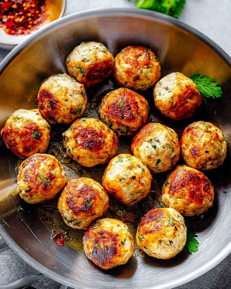 Mediterranean-Chicken-Meatballs-Recipe