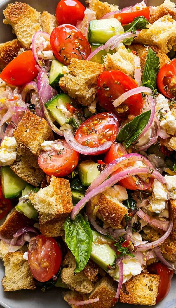 Panzanella Salad (Italian Bread Salad)