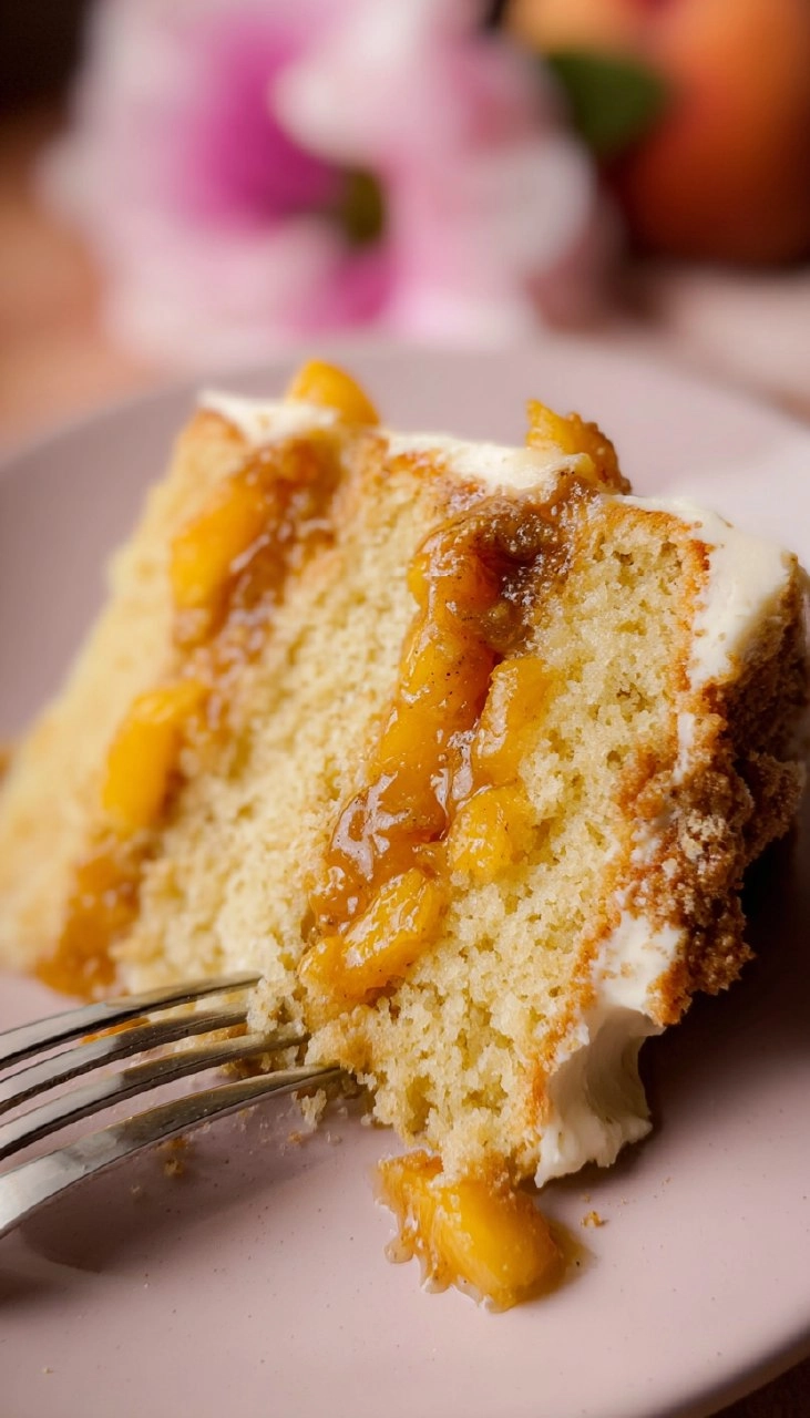 Peach Cobbler Cake