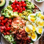 Salmon Cobb Salad with Avocado and Bacon (Whole30, Keto) 131 Salmon-Cobb-Salad-with-Avocado-and-Bacon-Whole30-Keto-Recipe