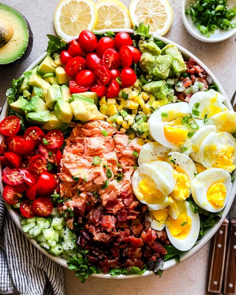 Salmon-Cobb-Salad-with-Avocado-and-Bacon-Whole30-Keto-Recipe