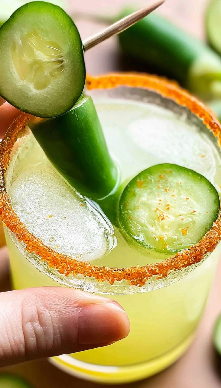 Spicy Pickle Margarita