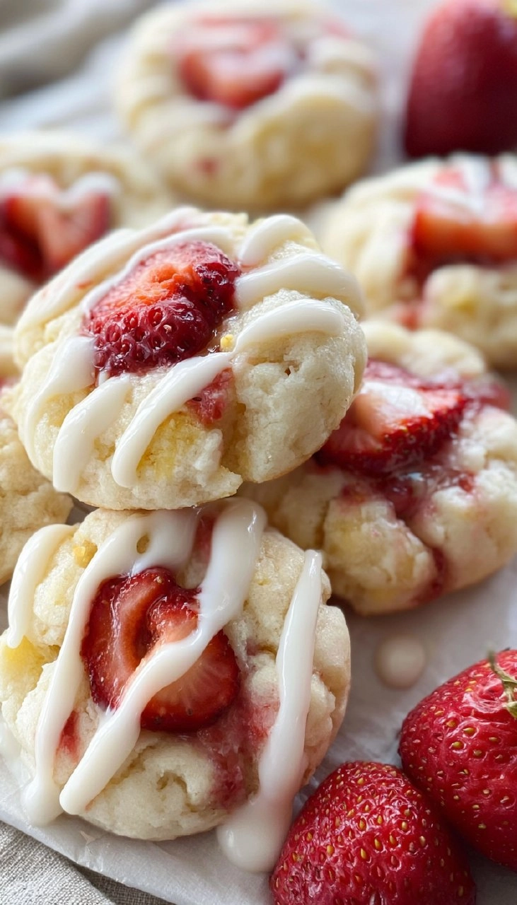 Strawberry Shortcake Cookies