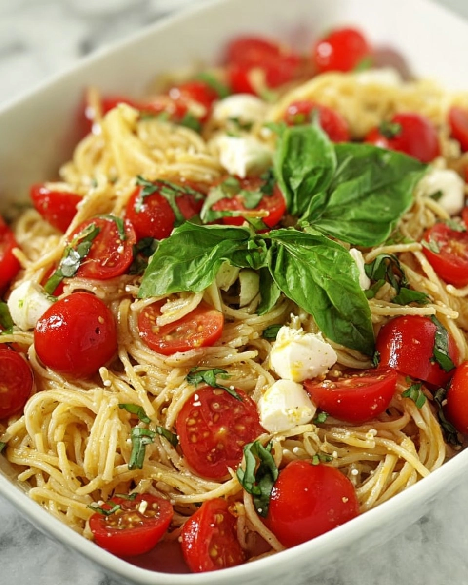 Tomato and Mozzarella Pasta (Pasta alla Checca)
