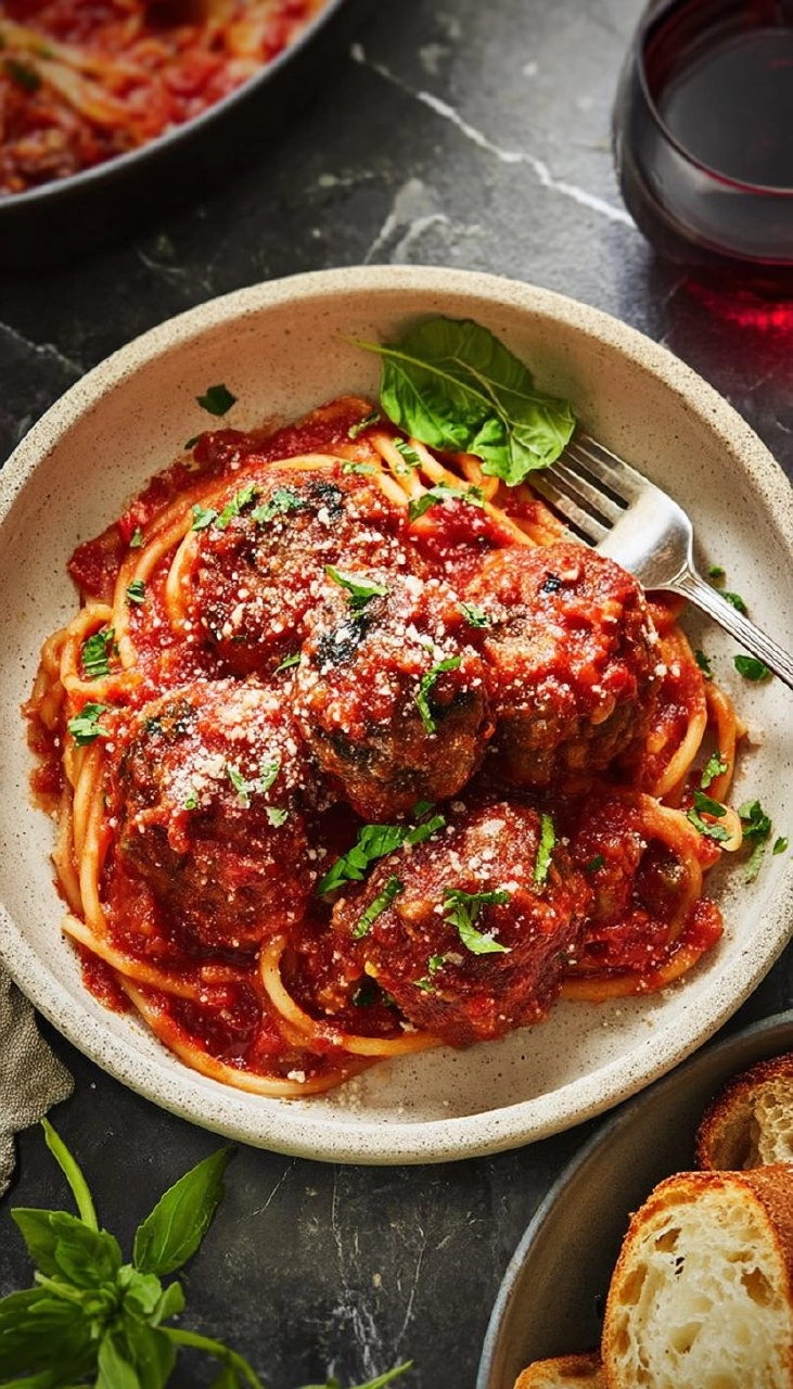Baked Meatball Recipe (with The Best Marinara Sauce)