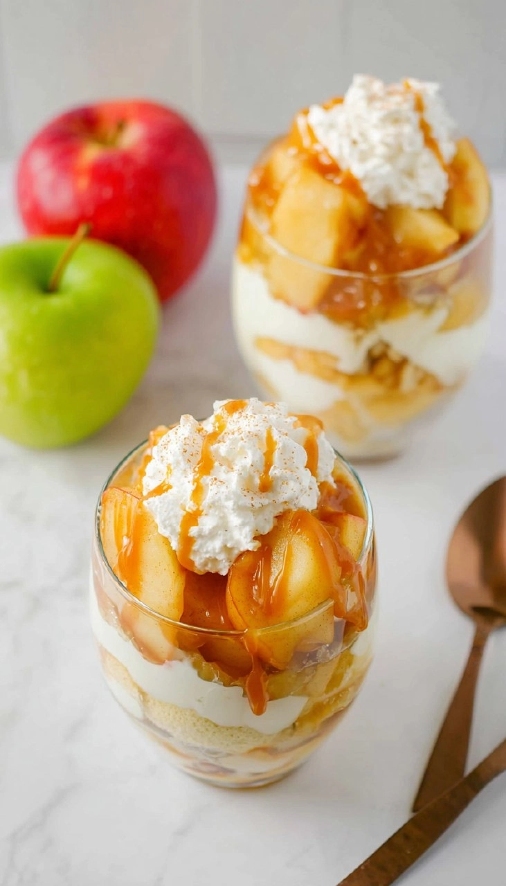 Caramel Apple Trifles