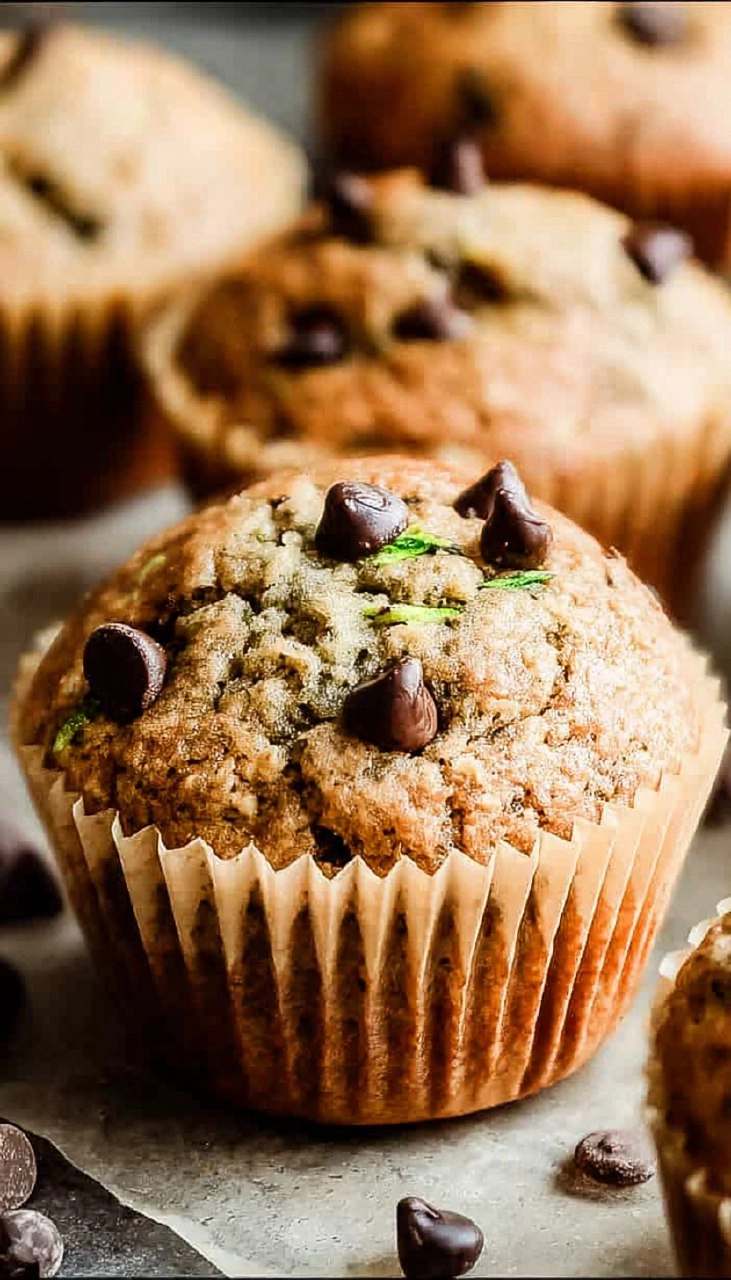 Chocolate Chip Zucchini Muffins 105 Chocolate Chip Zucchini Muffins