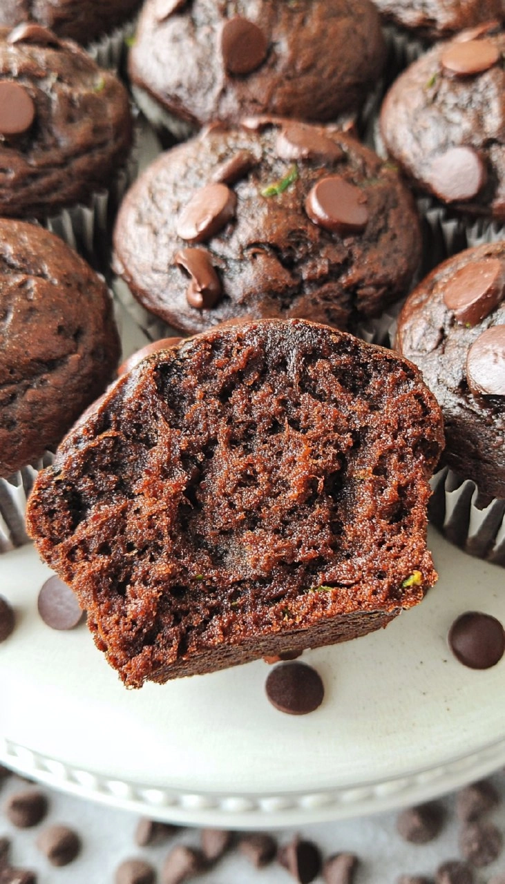 Chocolate Zucchini Muffins