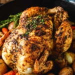 Easy Whole Roast Chicken (Crispy Skin + Juicy Inside) 116 Easy-Whole-Roast-Chicken-Crispy-Skin-Juicy-Inside-Recipe