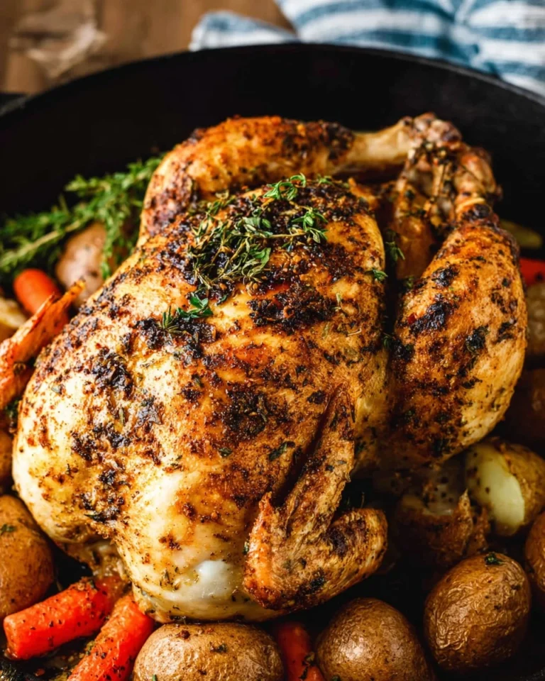 Easy-Whole-Roast-Chicken-Crispy-Skin-Juicy-Inside-Recipe