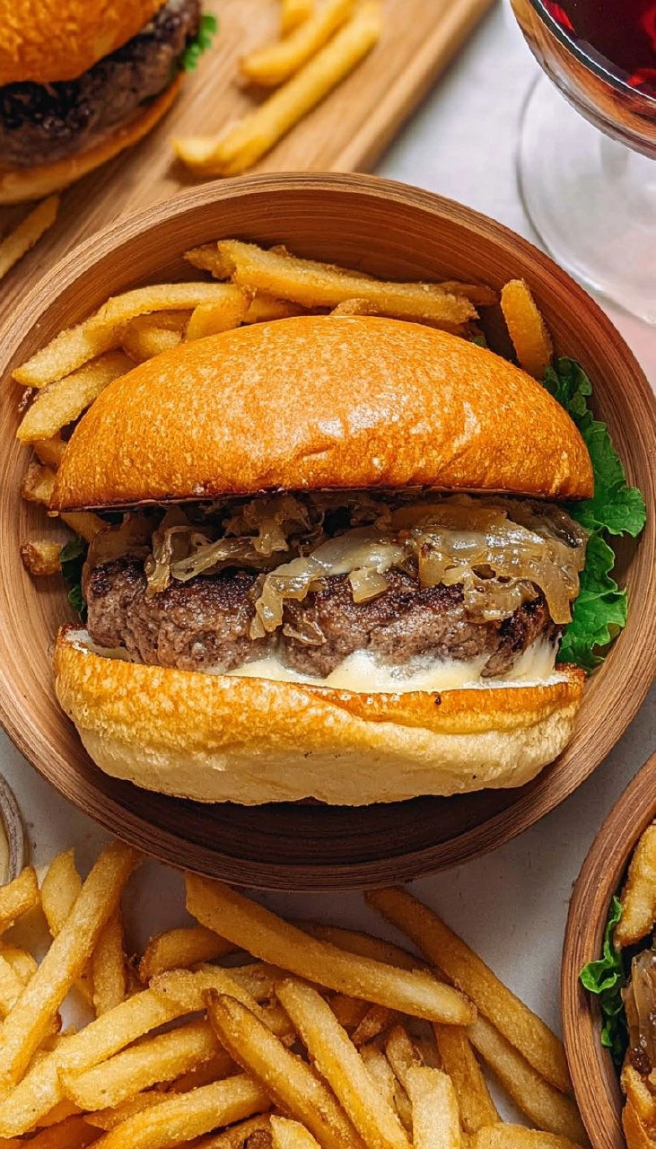French Onion Burgers