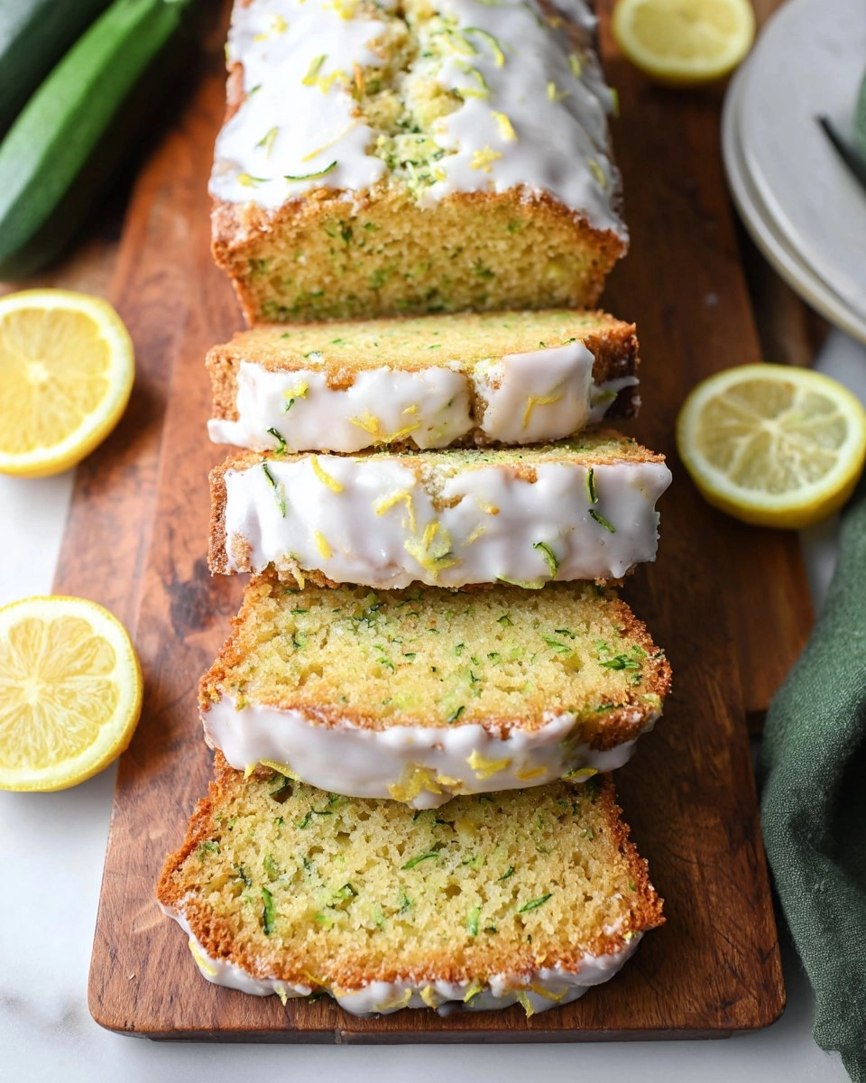 Glazed Lemon Zucchini Bread