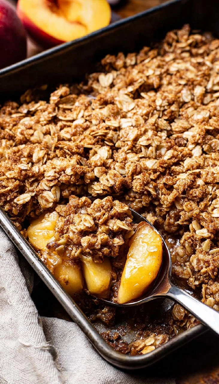 Gluten Free Peach Crisp