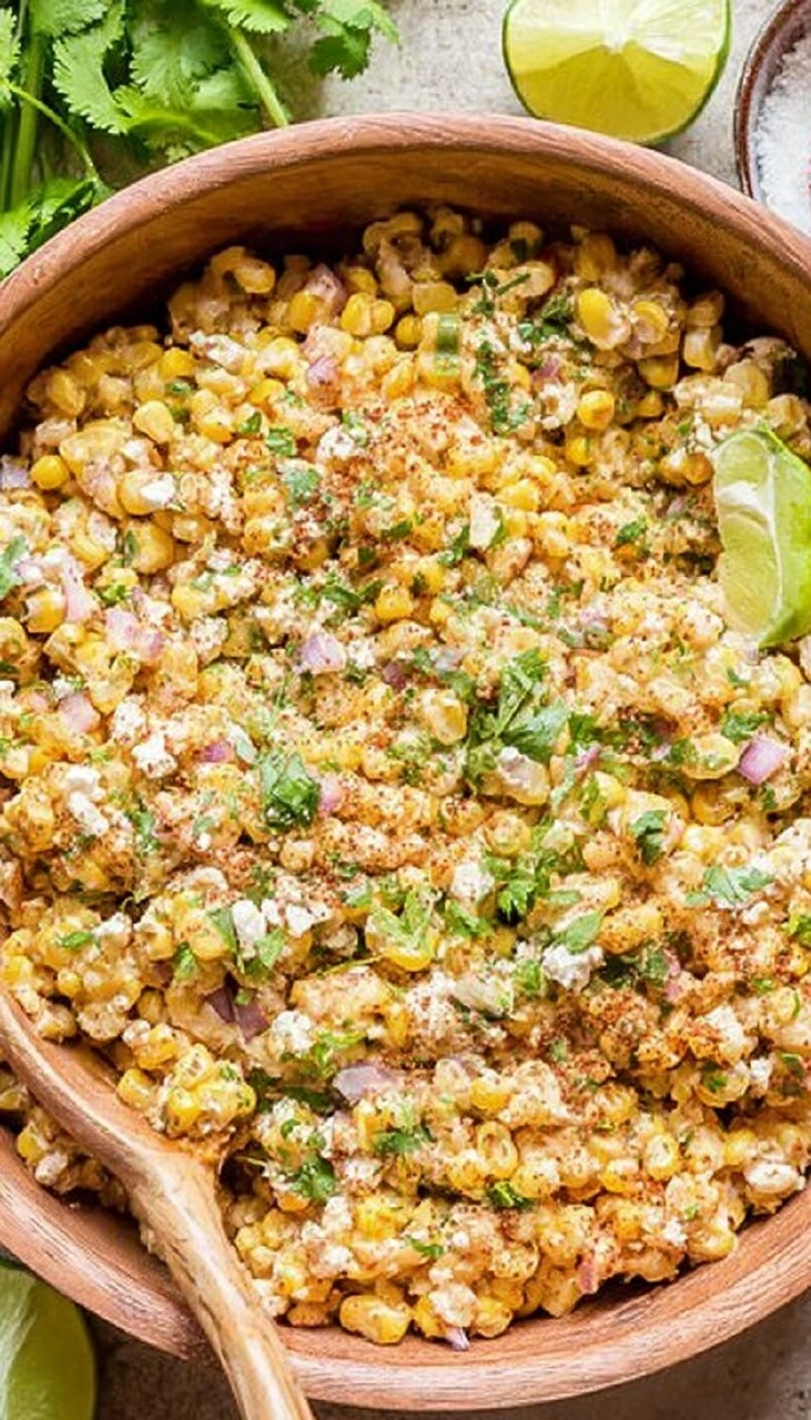 Mexican Street Corn Salad Recipe (Esquites)