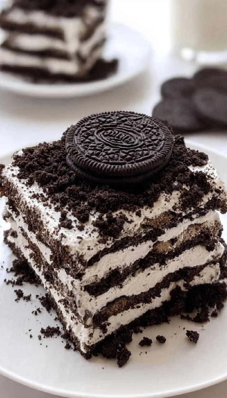 Oreo Icebox Cake