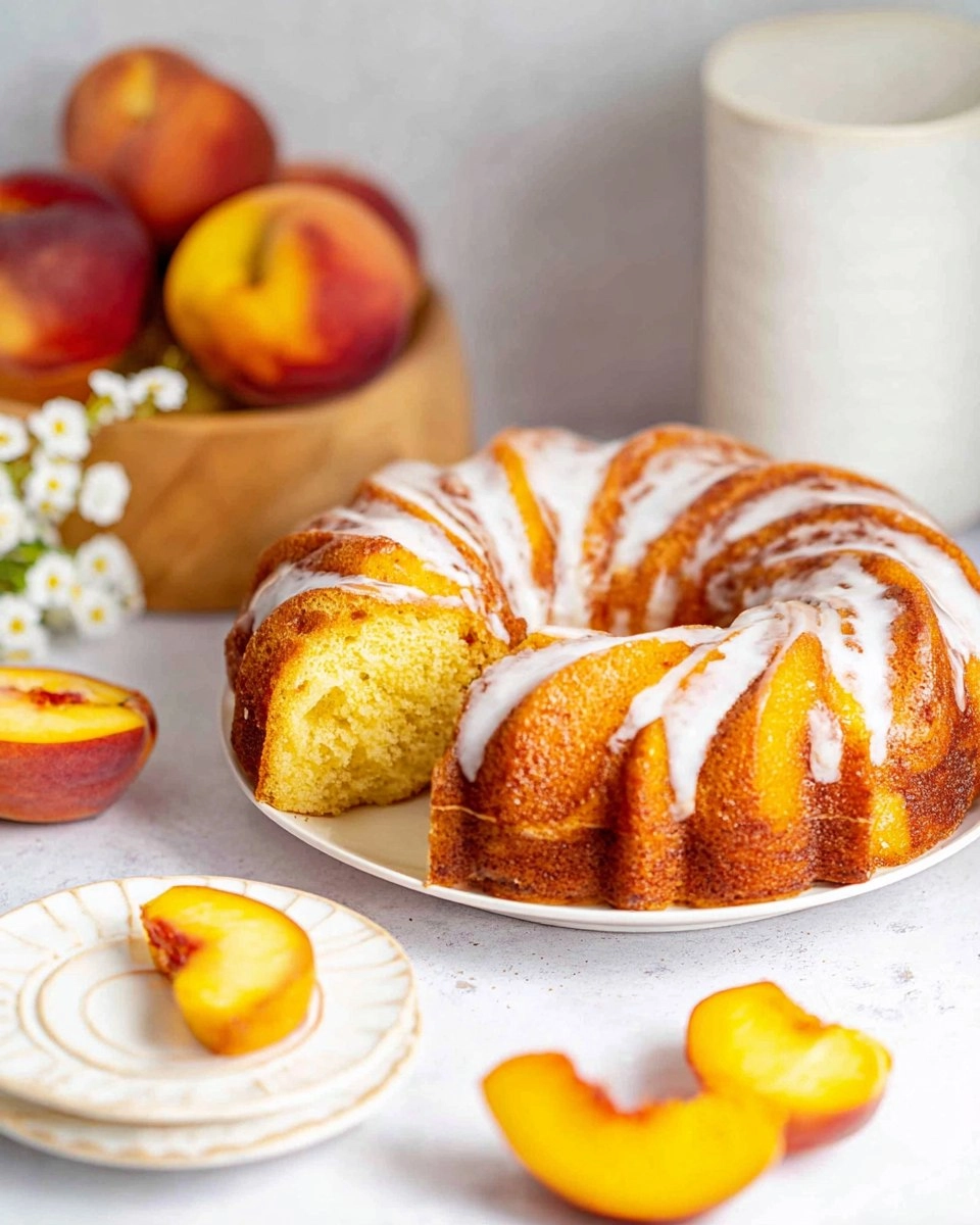 Peach Bundt Cake