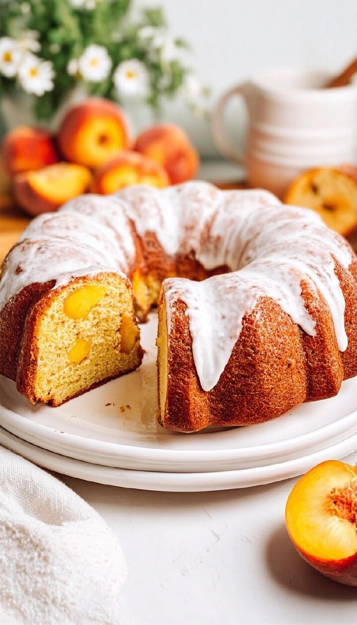 Peach Bundt Cake