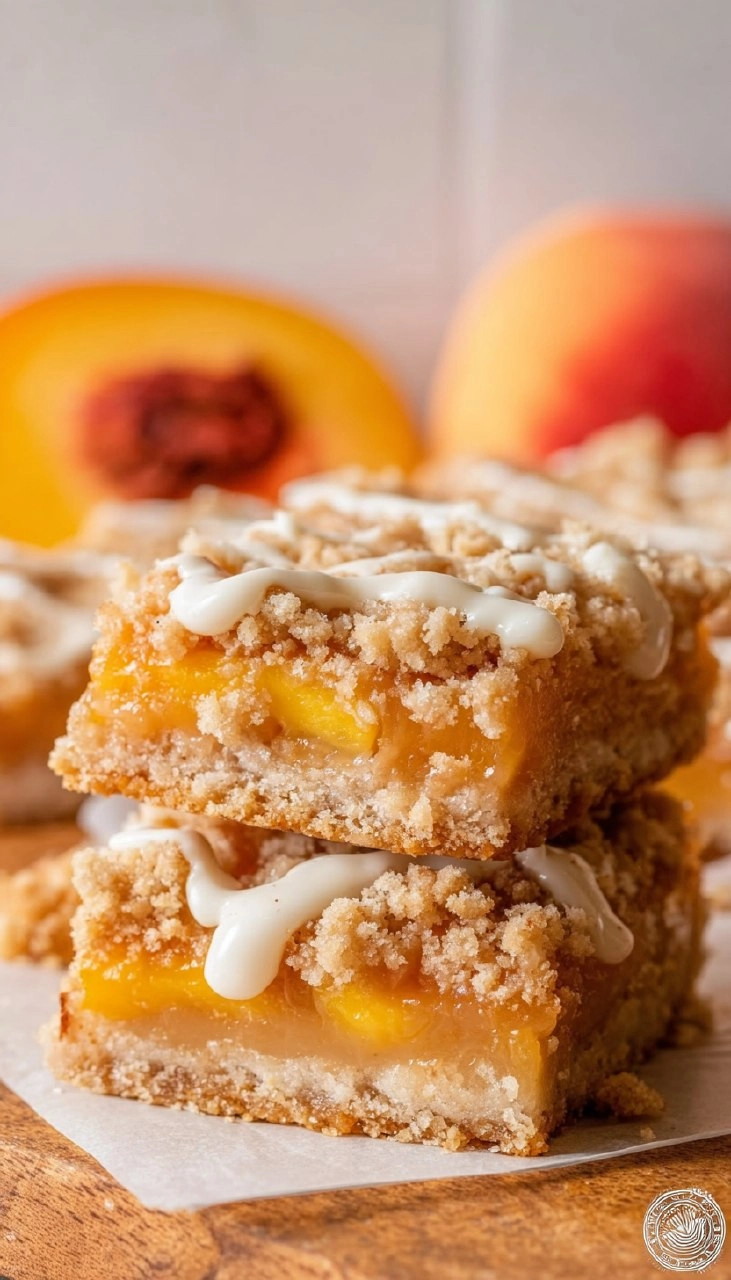 Peach Crumb Bars