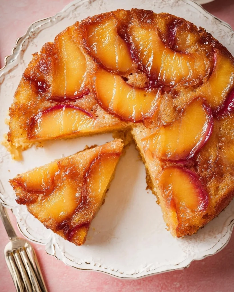 Peach-Upside-Down-Cake-Recipe